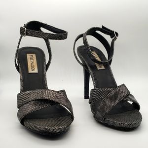 Steve Madden Silver Heels